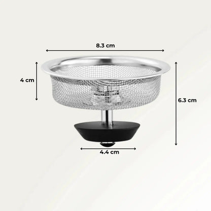 Abflusssieb für Spüle — Verhindert teure & unangenehme Rohrreinigung 2er Set Mivoza Deutschland