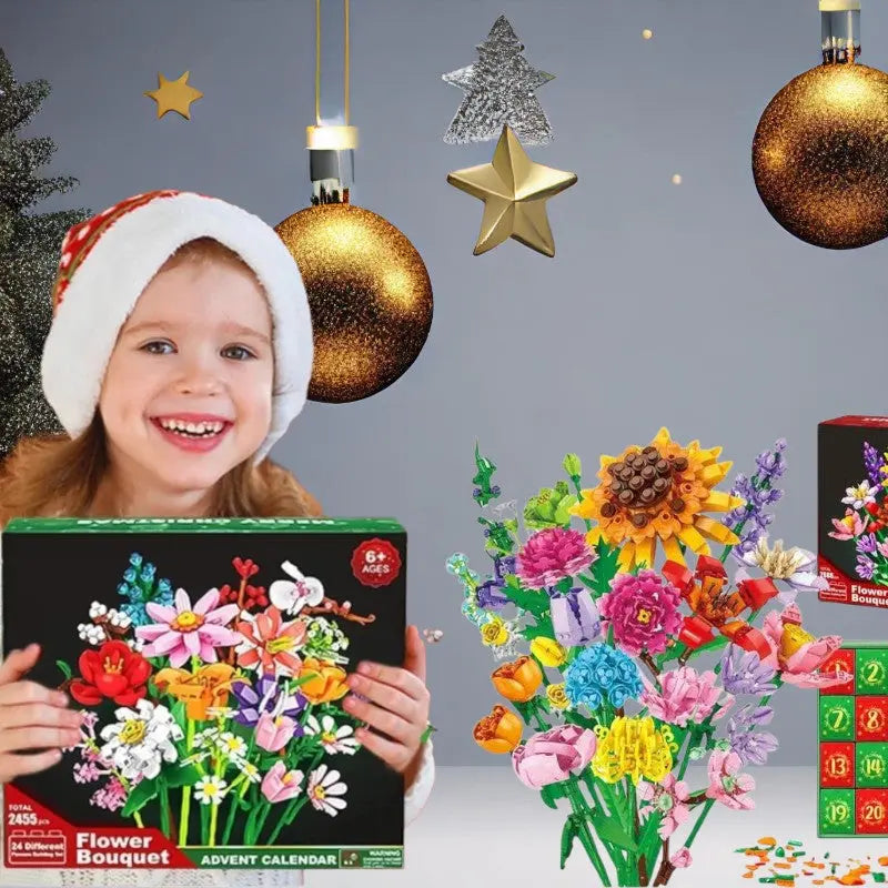 Adventskalender „Blumen-Bausteine – 24 Tage kreative Vorfreude“ Zorenza