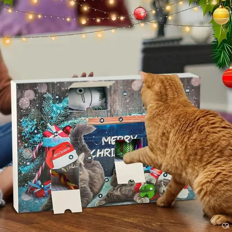 Adventskalender für Katzen | 24 liebevoll ausgewählte Spielzeuge Mivoza Deutschland