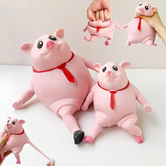 Antistress-Spielzeug Schweinchen | Weicher, langlebiger Gummi Mivoza Deutschland