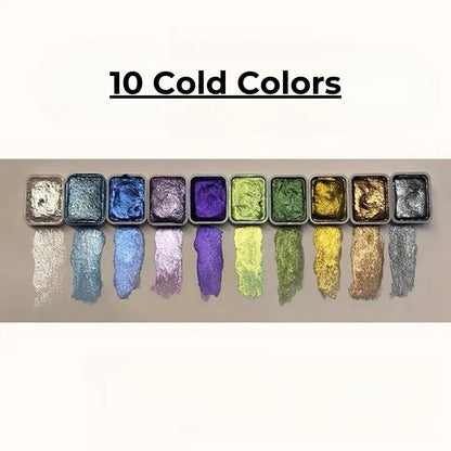 Aquarellfarben-Set | Lebendige Farben für strahlende Kunstwerke Zorenza