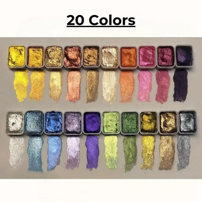 Aquarellfarben-Set | Lebendige Farben für strahlende Kunstwerke Zorenza