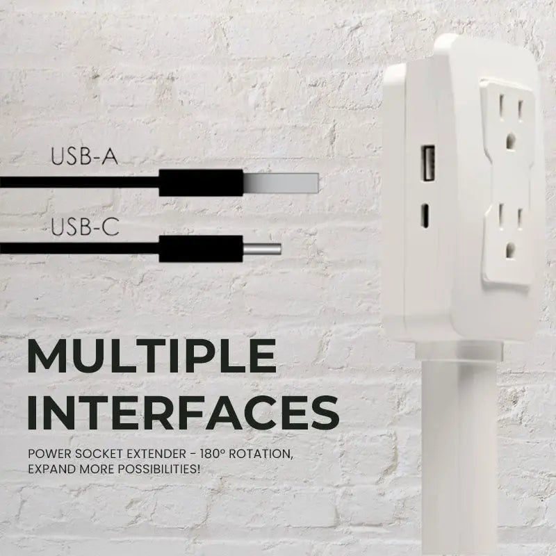 Ausziehbare Steckdosenleiste | Flexible Nutzung & platzsparend Zorenza