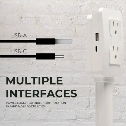 Ausziehbare Steckdosenleiste | Flexible Nutzung & platzsparend Zorenza