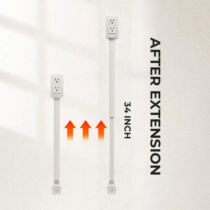 Ausziehbare Steckdosenleiste | Flexible Nutzung & platzsparend Zorenza