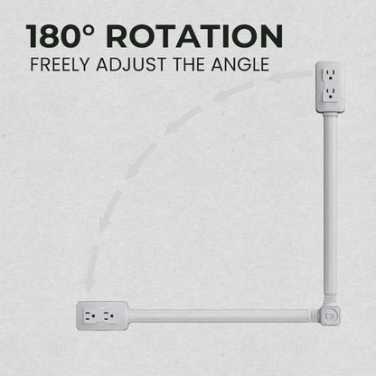 Ausziehbare Steckdosenleiste | Flexible Nutzung & platzsparend Zorenza