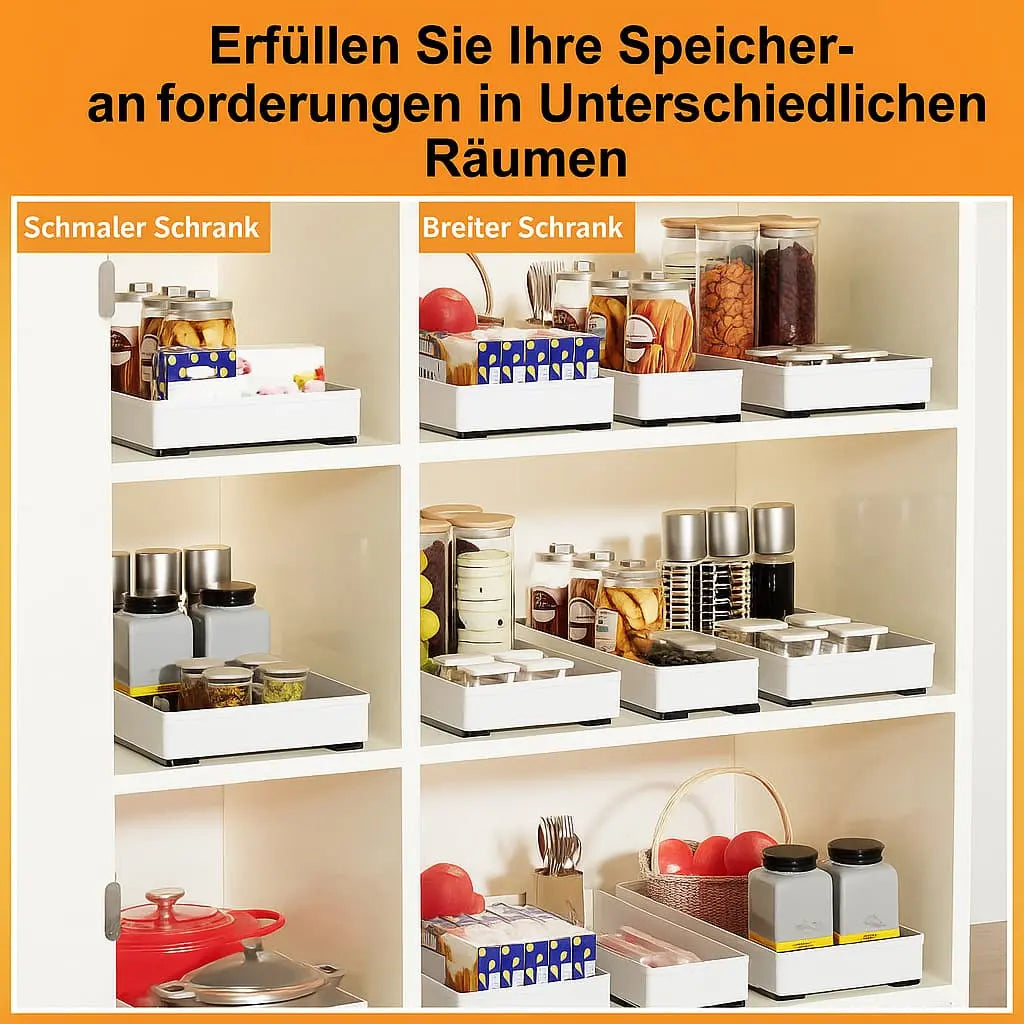 Ausziehbarer Schrank-Organizer | Platzsparend & ohne Bohren Zorenza