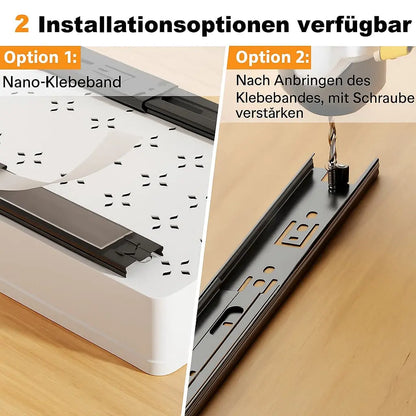 Ausziehbarer Schrank-Organizer | Platzsparend & ohne Bohren Zorenza