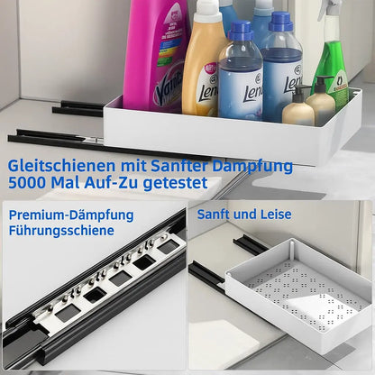 Ausziehbarer Schrank-Organizer | Platzsparend & ohne Bohren Zorenza