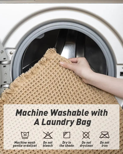 Upgraded Waffle Runner Rug Mivoza Deutschland