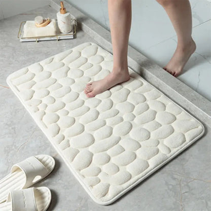 BathMat™ Geprägter Badvorleger mit Kopfsteinpflaster Mivoza Deutschland