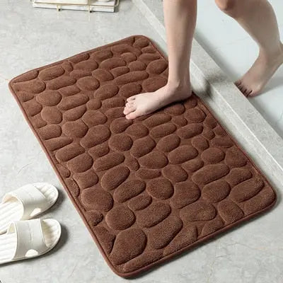 BathMat™ Geprägter Badvorleger mit Kopfsteinpflaster Mivoza Deutschland