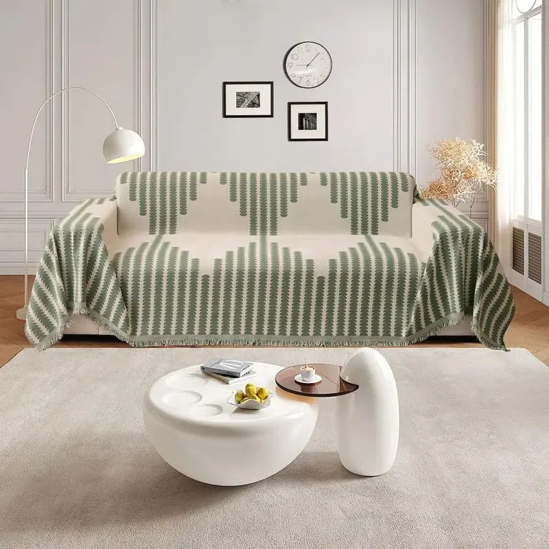 Baumwoll-Chenille-Sofadecke für alle Jahreszeiten – Rutschfest & hautfreundlic Mivoza Deutschland