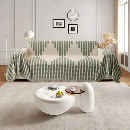 Baumwoll-Chenille-Sofadecke für alle Jahreszeiten – Rutschfest & hautfreundlic Mivoza Deutschland