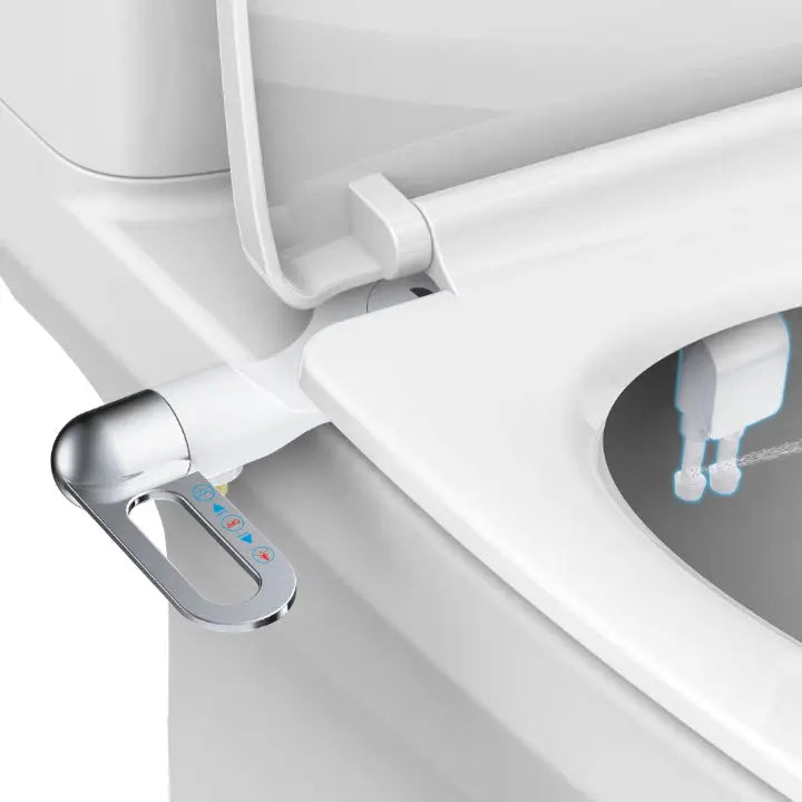Bidet-Aufsatz mit Dual-Düse – Sanfte Pflege für Intim- & Analbereich Zorenza