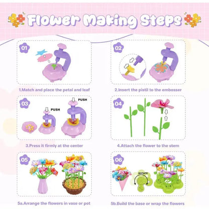 Blumen-Bouquet-Set für Kinder | Kreativ & kindersicher gestalten Zorenza