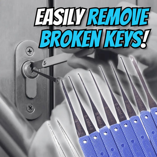 Broken Key Extractor Set – Entfernen Sie mühelos gebrochene Schlüssel aus jedem Schloss! Zorenza