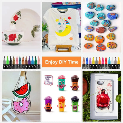 Brushstifte | Metallischer Glanz & flexible Pinselspitze Zorenza