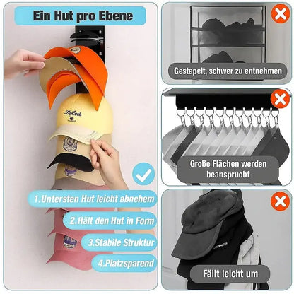 Caps-Wandhalter – praktische Aufbewahrung für Hüte