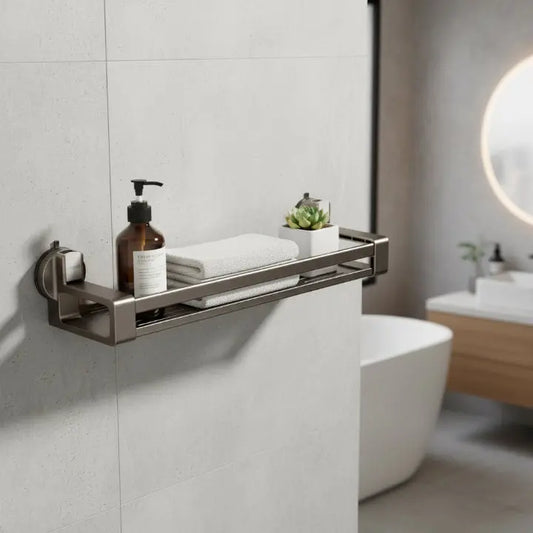 Carbonstahl-Badablage Zorenza