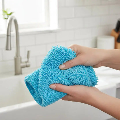 Chenille Wischpads für Bodenwischer (6er-Set) Zorenza