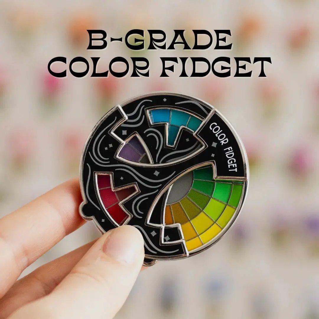 Color Fidget Enamel Pin(A Wheel Of Twenty Hues) Mivoza Deutschland