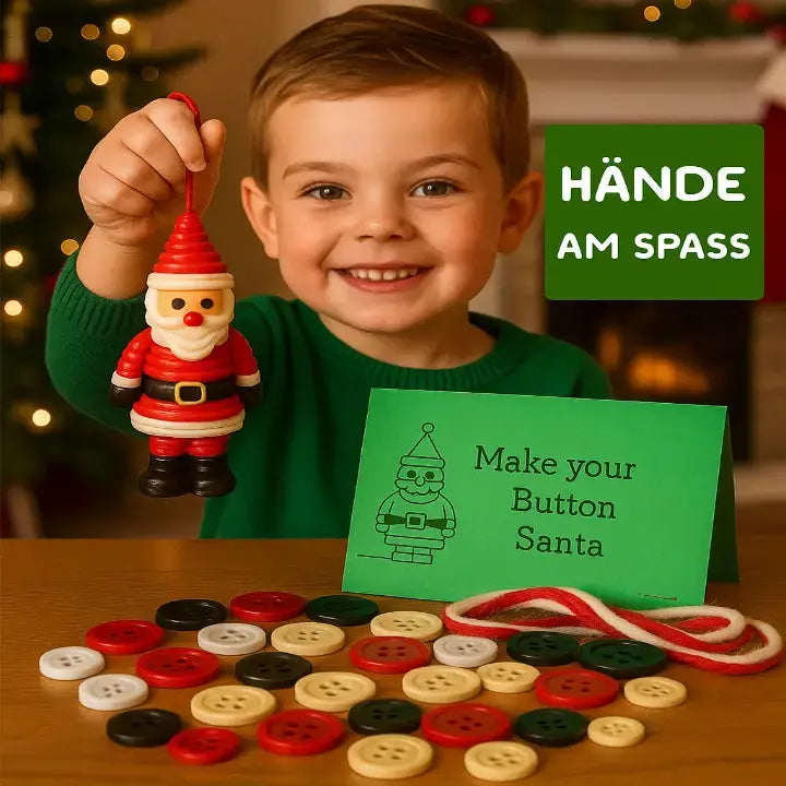 DIY Knopf-Ornament-Bastelset – Unvergesslicher Bastelspaß für Kinder Zorenza