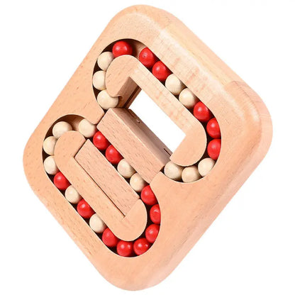 Drehbares Holzpuzzle