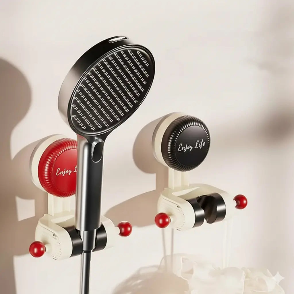 Duschkopfhalterung | flexible 360°-Drehung ohne Bohren Zorenza