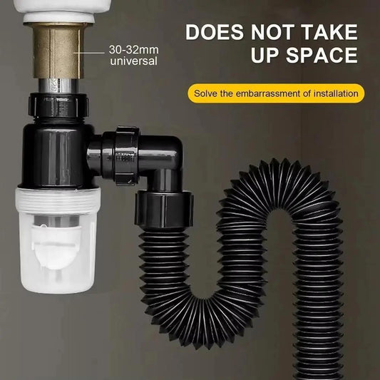 Edelstahl-Abflussrohr – Verstopfungsfrei & Geruchsneutral Zorenza