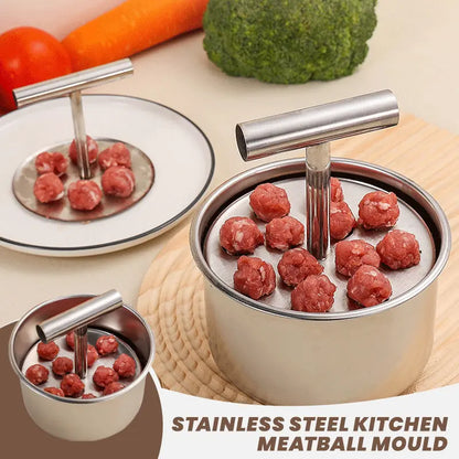 Edelstahl Fleischbällchen-Form- Perfektion leicht gemacht! Zorenza