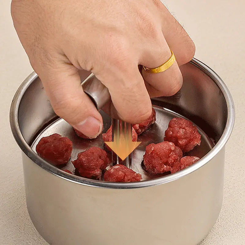 Edelstahl Fleischbällchen-Form- Perfektion leicht gemacht! Zorenza