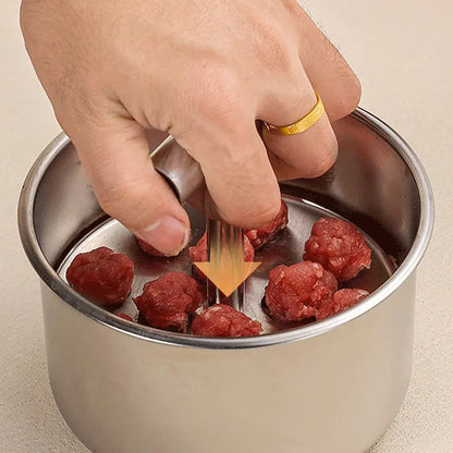 Edelstahl Fleischbällchen-Form- Perfektion leicht gemacht! Zorenza