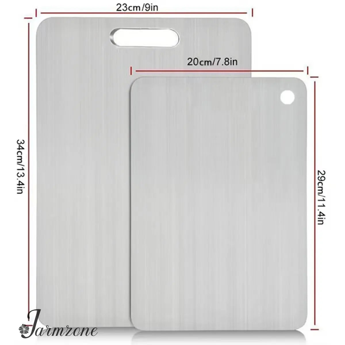 Edelstahl Schneidebrett | Hygienisch & messerschonend, rostfrei Zorenza