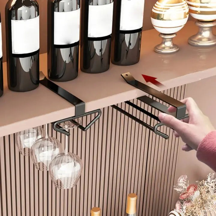 Elegante Weinglashalter zur Unterbau-Montage Zorenza