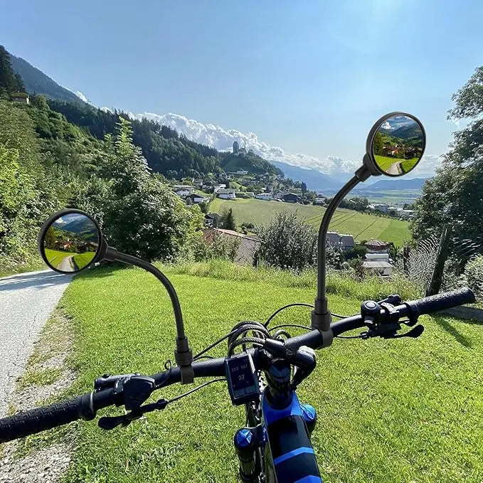 Eleganter Fahrradspiegel – Stabile 360° Sicht für Ihre Sicherheit Zorenza