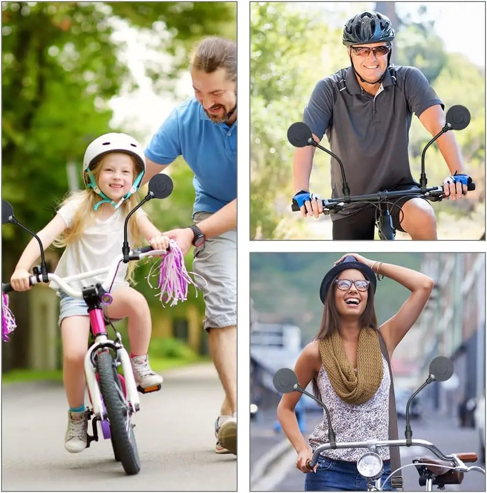 Eleganter Fahrradspiegel – Stabile 360° Sicht für Ihre Sicherheit Zorenza
