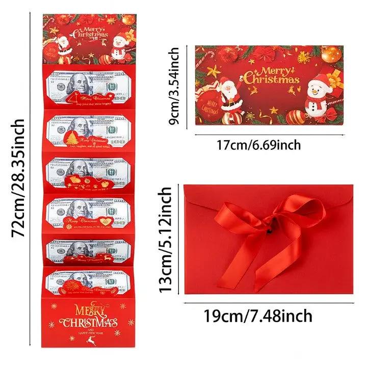 Eleganter Weihnachtsumschlag – für Geld & Gutscheine Zorenza