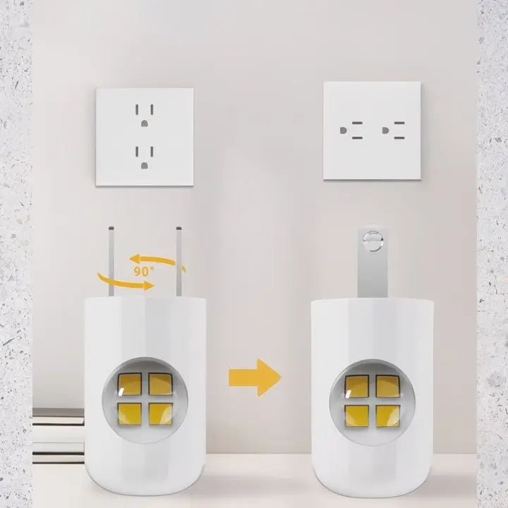 Elegantes Nachtlicht: Sanfte Sicherheit im Flur. Automatisch & einfach für Ihr Zuhause. Zorenza