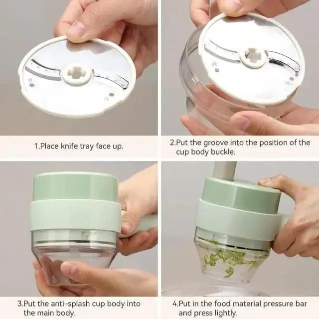 Elektrischer Gemüseschneider – Macht Küchenarbeit leichter & schneller Mivoza Deutschland