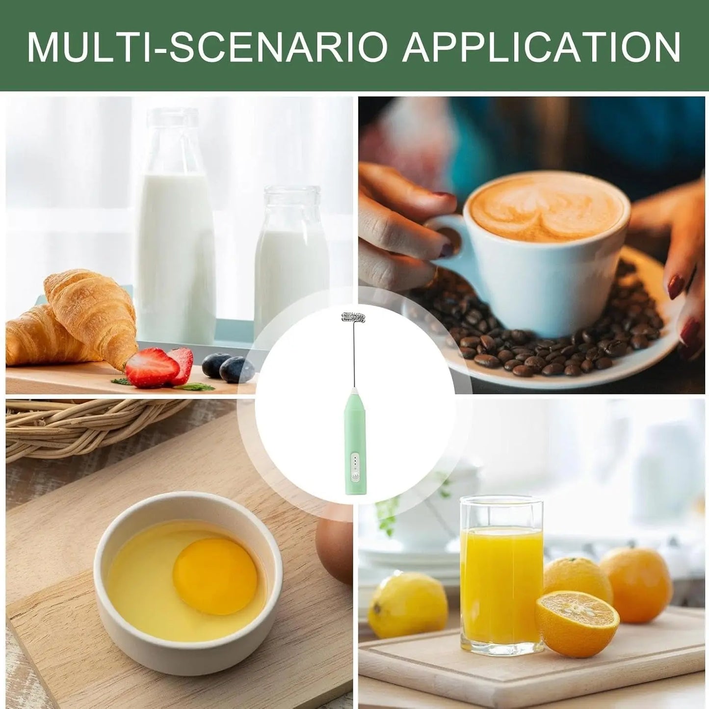 Elektrischer Milchaufschäumer | Kabellos & Leise in Sekundenschnelle Zorenza