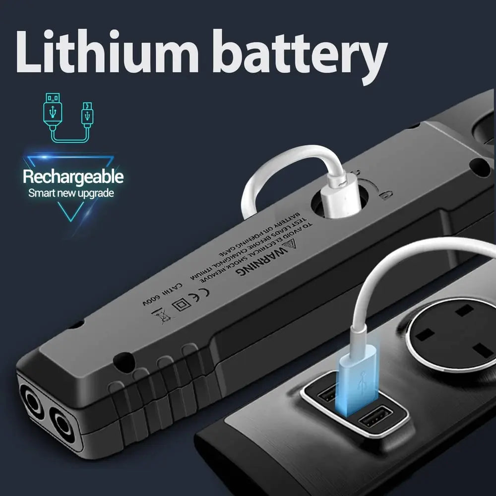Elektrisches Multimeter | Präzise Messungen & USB-Ladung Zorenza