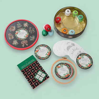 Enchanted Christmas Stickerei-Set – Festliche Motive kreativ gestalten