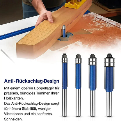 Entgrat- und Polierwerkzeug | 4-teiliges Set, präzise & langlebig