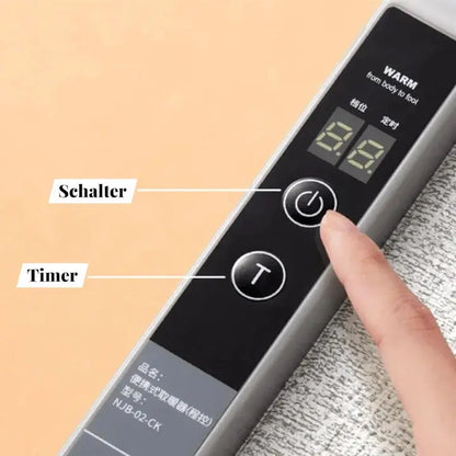 Faltbarer Heizfußwärmer Zorenza