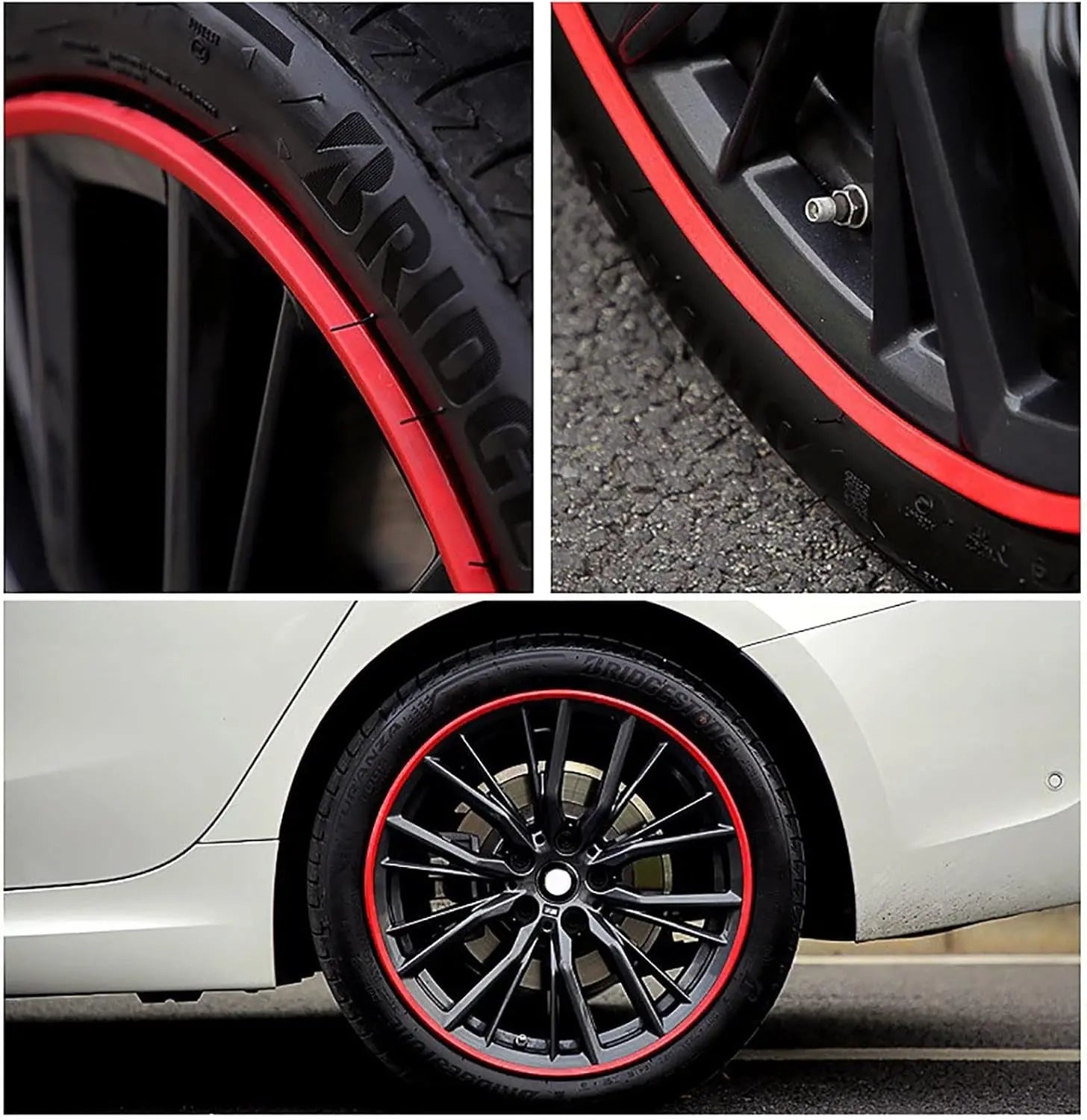 Felgenschutzring fürs Auto — Schützt stilvoll vor Kratzern & Bordsteinschäden 4er Set Mivoza Deutschland
