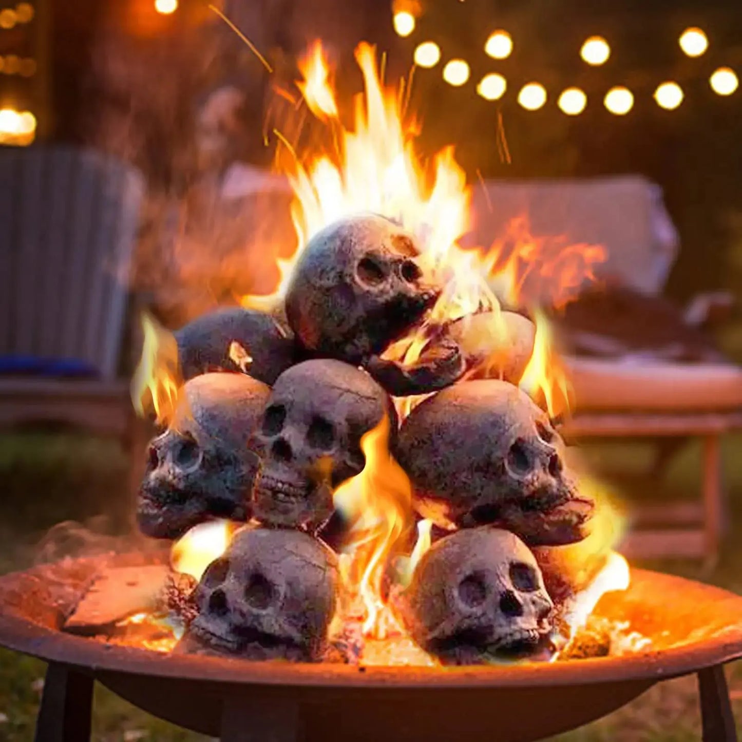 Feuerfestes Totenkopf-Ornament Mivoza Deutschland