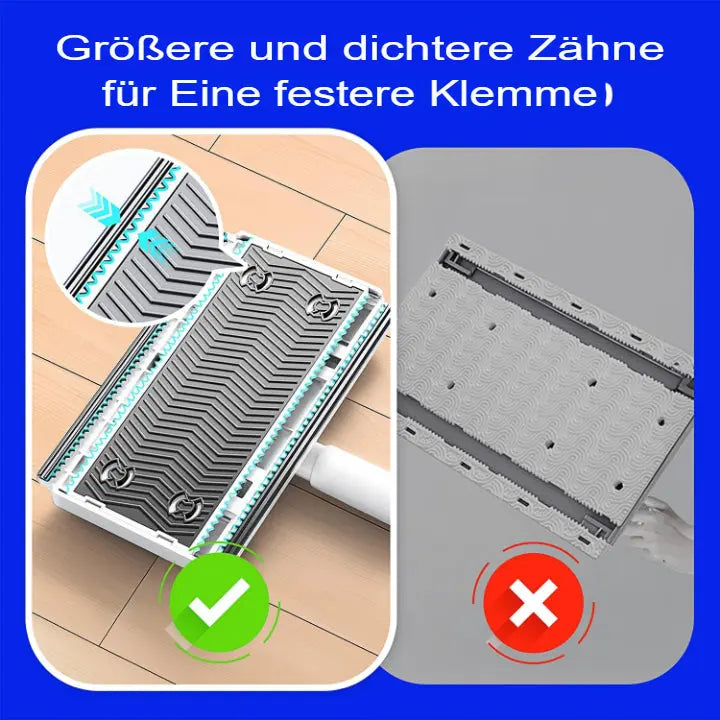 Flachmopp mit Edelstahlgriff – Gründliche Reinigung im Alltag Zorenza