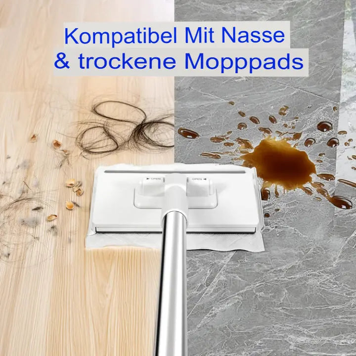 Flachmopp mit Edelstahlgriff – Gründliche Reinigung im Alltag Zorenza