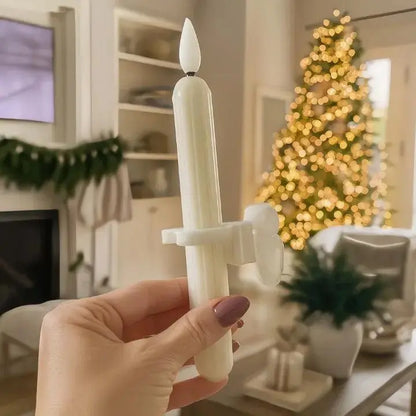 Flammenlose LED‑Fensterkerzen mit Dämmerungssensor, 6er Set Zorenza